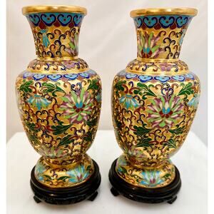 Vintage Luxe Gold Glam Vases (Set of 2) 6.4